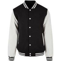 Build Your Brand  Old School College  men's Jacket in Black