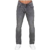 Enzo Men's Stretch Tapered Jeans in Grey | Size: 36R
