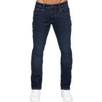Enzo Men's Stretch Tapered Jeans in Navy | Size: 34S