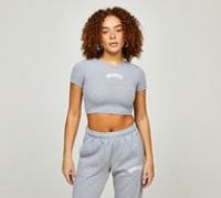Hoodrich Womens Degree Baby T-Shirt - Grey - Size L