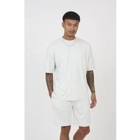 BRAVE SOUL Mens Matching T-Shirt and Shorts Set Summer Outfit with Short Sleeves, Ideal for Casual, Gym, or Holiday Wear, Mint Colour, Size- XXL