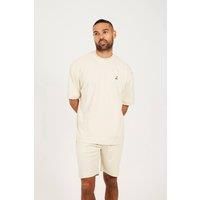 Brave Soul Mens Summer Loungewear Set Cotton T-Shirt and Shorts Outfit Combo