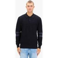 Luke 1977 Men's Dawlish Knitted Polo in Black | Size: 3XL