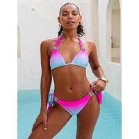 Moda Minx Club Tropicana Tie Side Full Bum Bikini Bottom - Bubblegum Shooter