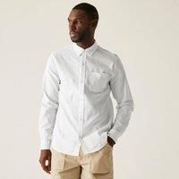 Regatta Men's Loran Long Sleeve Shirt in White | Size: Small