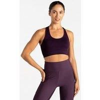 Dare 2b Womens Dont Sweat It II Sports Bra Deep Plum