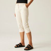 Regatta Women's Breathable Bayletta Capri Trousers Light Vanilla, Size: 18