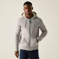 Regatta Men's Naddle Hooded Full-Zip Insulating Active Fleece in Grey | Size: Large