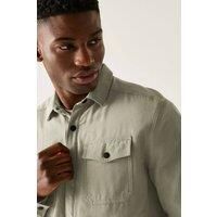 Spennith Fleece Lined Shacket Shirt