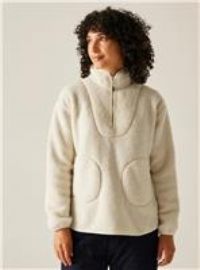 Regatta Womens Frankie Borg Half Zip Fleece Warm Outdoor Winter Layer Top