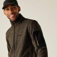 Regatta Men's Newhill Insulating Stretch Full-Zip Fleece in Dark Green | Size: Small