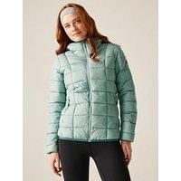 Asper Hooded Water-Repellent Insulating Baffled Jacket