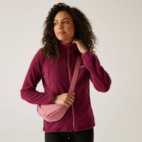 Regatta Women's 'Floreo IV' Full Zip Fleece Sweatshirt in Red | Size: 10