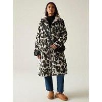 Regatta Outdoor Active Unisex Waterproof Changing Robe - True Leopard Print - LXL