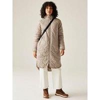 Regatta Womens Triea Jacket Lightly Insulated Fleece Lined Longer Coat