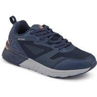 Pavers Men's Extra-Wide Chunky Trainers in Navy | Size: 10