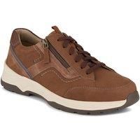 Easyfit Men's Extra-Wide Dual-Fasten Trainers in Brown | Size: 10