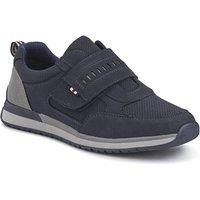 Pavers Men's Wide Fit Touch Fasten Trainers in Navy | Size: 11