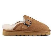 Jones Bootmaker Fiora Lined Mule - Brown