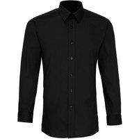 Premier Mens Colours Poplin Fitted Long-Sleeved Shirt / N/A N/A RW10180
