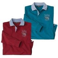 Atlas For Men Mens Rugby Polo Shirt (Pack of 2)