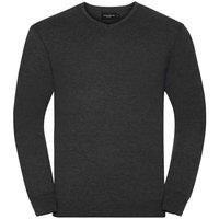 Russell Collection Mens Cotton Acrylic V Neck Sweatshirt PC5749