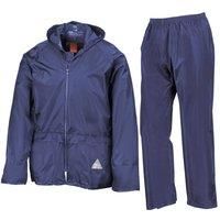 Result Unisex Adult Waterproof Jacket And Trousers Set  PC7403