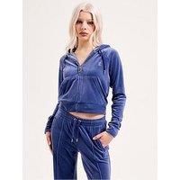 Juicy Couture Madison Outline Hoodie - Grey/Blue