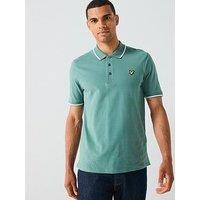 Lyle & Scott Men's Tipped Polo Shirt, Green