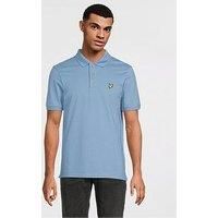 Lyle & Scott Plain Polo Shirt- Blue
