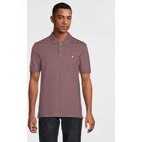 Lyle & Scott Men's Plain Polo Shirt, Purple