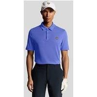 Lyle & Scott SS Polo Shirts Golf Tour Polo Shirt X918 Purple Dusk, M