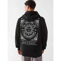 Lyle & Scott Sunshine Inn Graphic Hoodie- Black