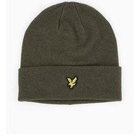 Lyle & Scott Cotton Merino Beanie - Navy