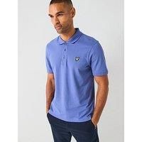 Lyle & Scott Plain Polo Shirt - Dark Blue