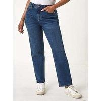 Roman Petite Stretch Straight Leg Jeans 14 female