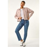 Roman Utility Collared Pocket Jacket 10 female