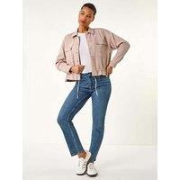 Roman Utility Collared Pocket Jacket 16 female