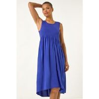 Roman Ribbed Stretch Midi Dress 16 female