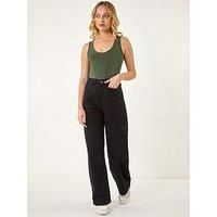 Roman Wide Leg Stretch Denim Jeans for Roman UK - Ladies