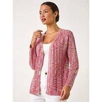 Roman Space Dye Knit Cardigan 12 female