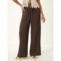 Roman Petite Embroidered Tassel Tie Top for Women UK - Ladies Everyday Holiday Spring Summer Notch Neckline Comfy Soft Evening Vacation Work Party - Petite Ivory - Size 16