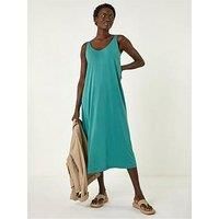 Roman Strappy Jersey Midi Dress 10 female