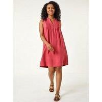 Roman Petite Pintuck Pocket Dress 16 female