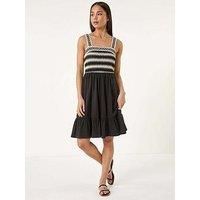 Roman Petite Crochet Bodice Strap Dress 12 female