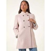 Roman Petite Military Buttoned Coat 14 female