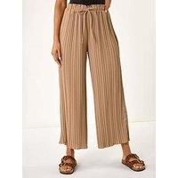 Roman Originals Pleated Wide Leg Culottes For Women UK - Ladies Spring Summer