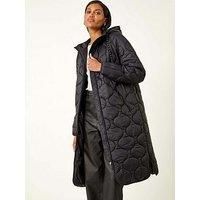 Roman Fleece Lined Quilted Hooded Coat 20 female