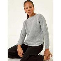 Roman Petite Curve Hem Knit Jumper 12 female
