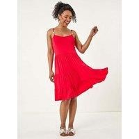 Roman Petite Beaded Strappy Tiered Dress For Women UK - Ladies Spring Summer